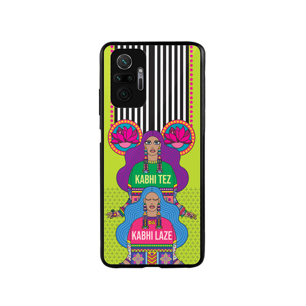 

DailyObjects Tezy Lazy Glass Case Cover For Xiaomi Redmi Note 10 Pro