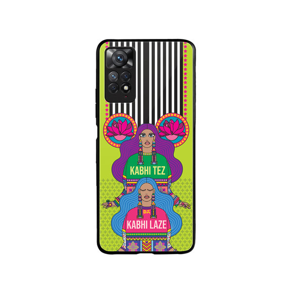

DailyObjects Tezy Lazy Glass Case Cover For Xiaomi Redmi Note 11 Pro