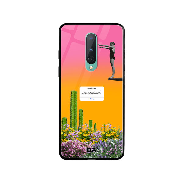 

DailyObjects Thank God for Reminders! Glass Case Cover For OnePlus 8