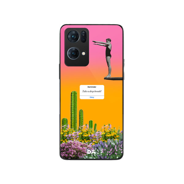 

DailyObjects Thank God for Reminders! Glass Case Cover For Oppo Reno 7 Pro