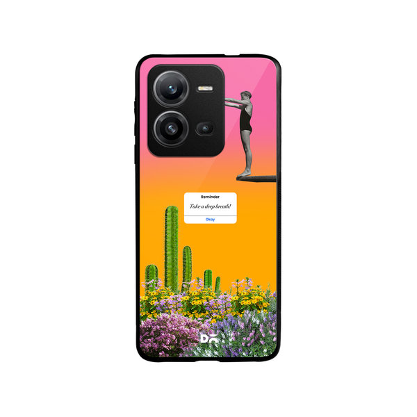 

DailyObjects Thank God for Reminders! Glass Case Cover For Vivo V25