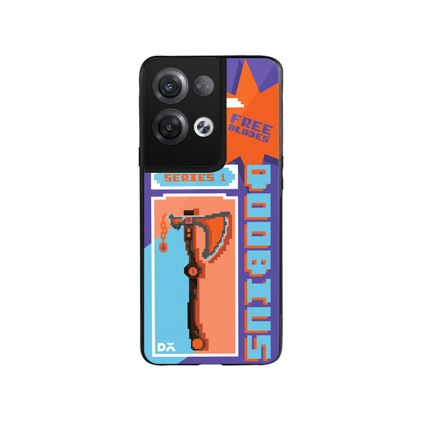 

DailyObjects The Axe of Doobius Glass Case Cover For Oppo Reno 8