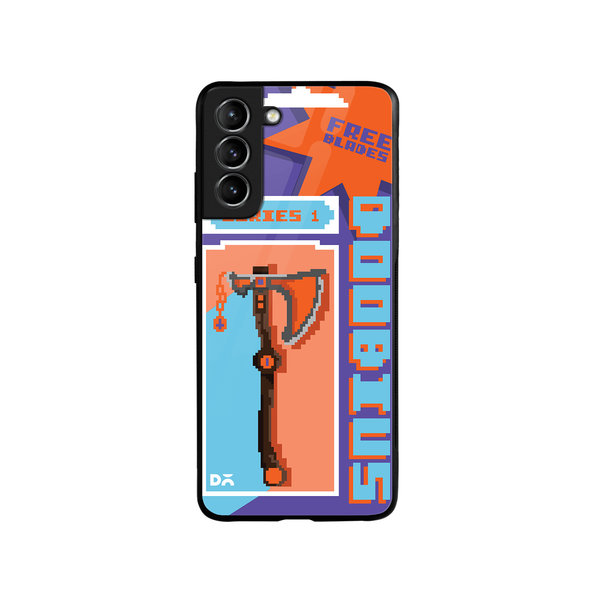 DailyObjects The Axe of Doobius Glass Case Cover For Samsung Galaxy S21