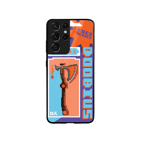 

DailyObjects The Axe of Doobius Glass Case Cover For Samsung Galaxy S21 Ultra