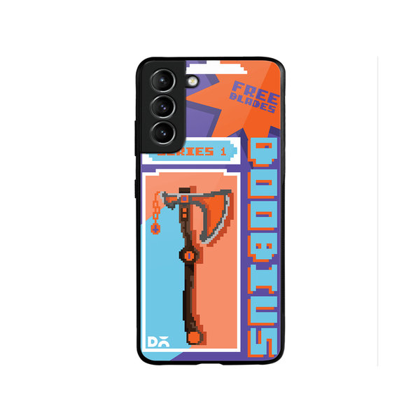 

DailyObjects The Axe of Doobius Glass Case Cover For Samsung Galaxy S22