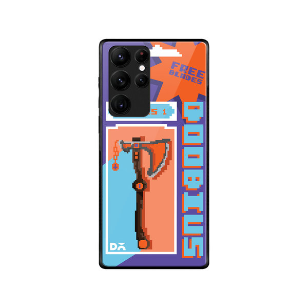

DailyObjects The Axe of Doobius Glass Case Cover For Samsung Galaxy S22 Ultra