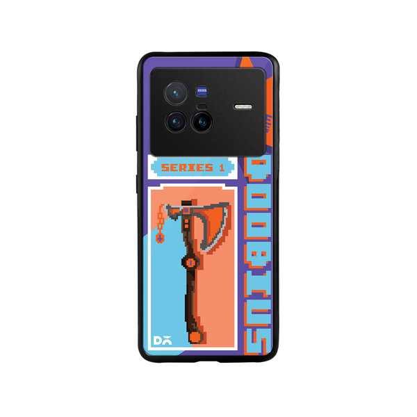 

DailyObjects The Axe of Doobius Glass Case Cover For Vivo X80