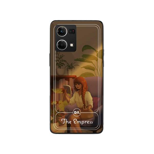 

DailyObjects The Empress Glass Case Cover For Oppo Reno 7