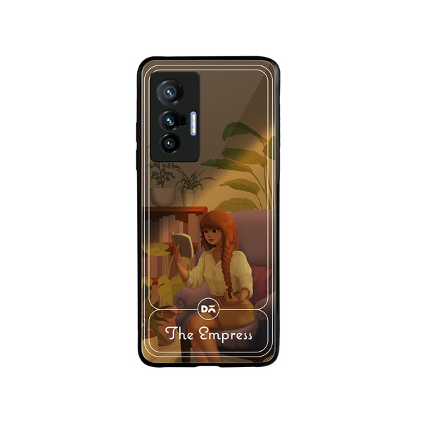 

DailyObjects The Empress Glass Case Cover For Vivo X70