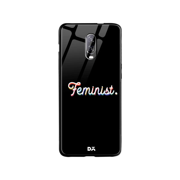 

DailyObjects The Feminist Glass Case Cover For OnePlus 7
