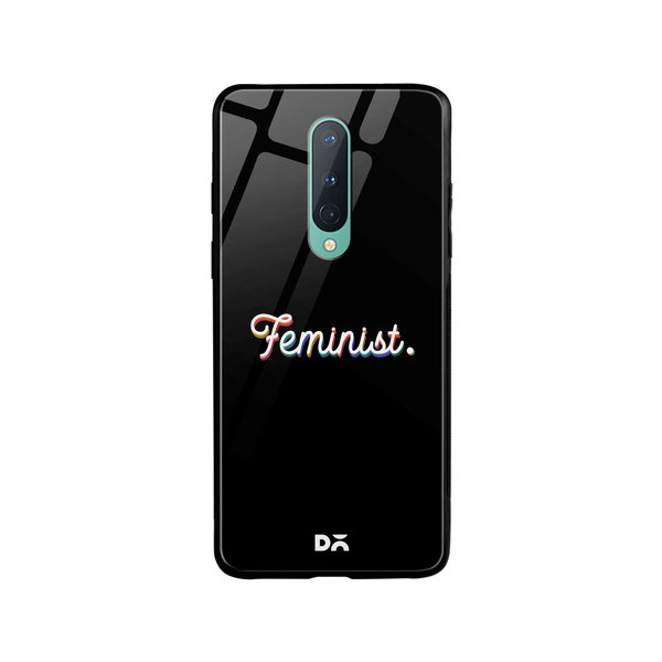 

DailyObjects The Feminist Glass Case Cover For OnePlus 8
