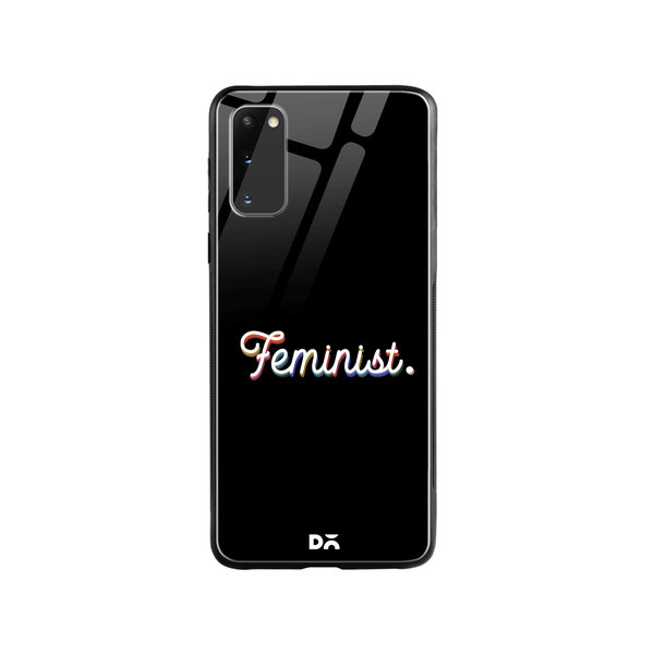 

DailyObjects The Feminist Glass Case Cover For Samsung Galaxy S20