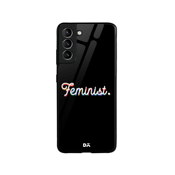 

DailyObjects The Feminist Glass Case Cover For Samsung Galaxy S21 Plus