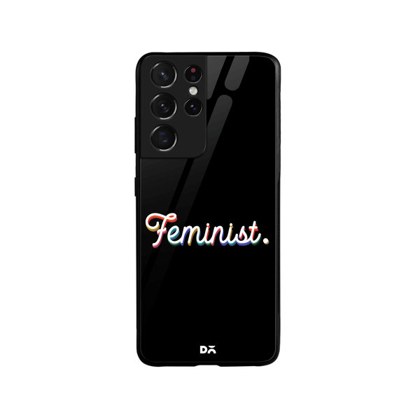 

DailyObjects The Feminist Glass Case Cover For Samsung Galaxy S21 Ultra