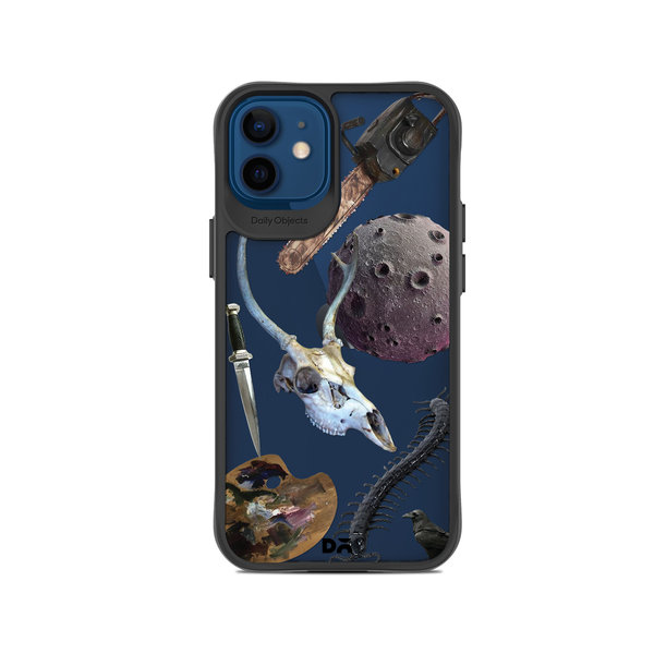 

DailyObjects The Final Stroke Black Hybrid Clear Case Cover For iPhone 12