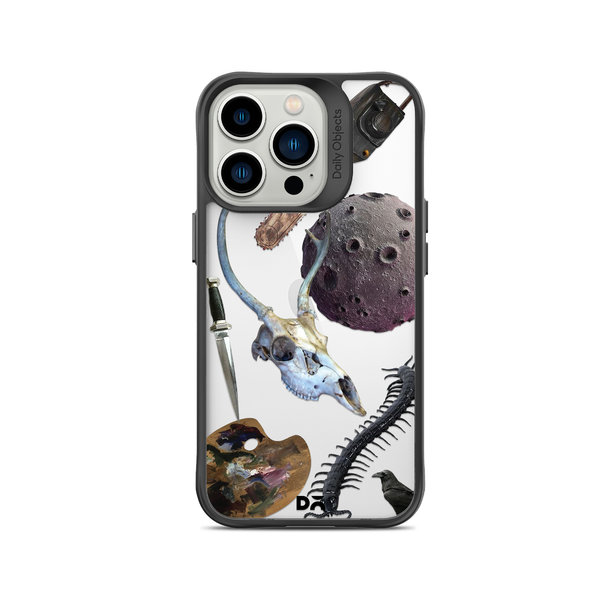 

DailyObjects The Final Stroke Black Hybrid Clear Case Cover For iPhone 13 Pro