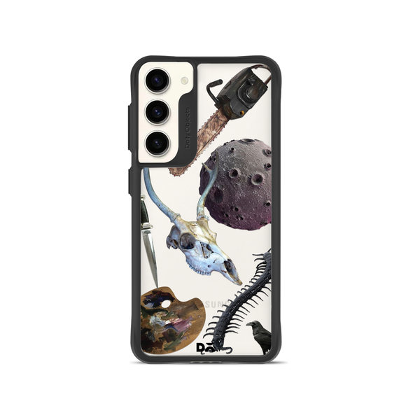 

DailyObjects The Final Stroke Black Hybrid Clear Case Cover For Samsung Galaxy S23
