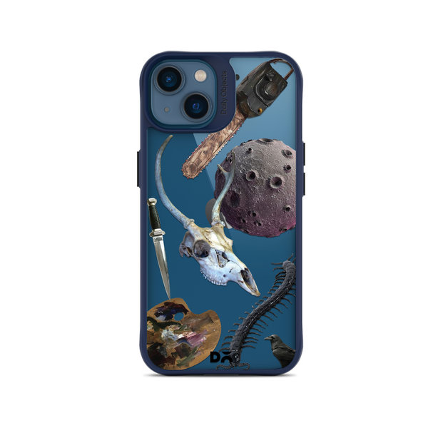 

DailyObjects The Final Stroke Blue Hybrid Clear Case Cover For iPhone 14 Plus