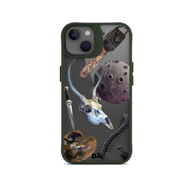 

DailyObjects The Final Stroke Green Hybrid Clear Case Cover For iPhone 13 Mini