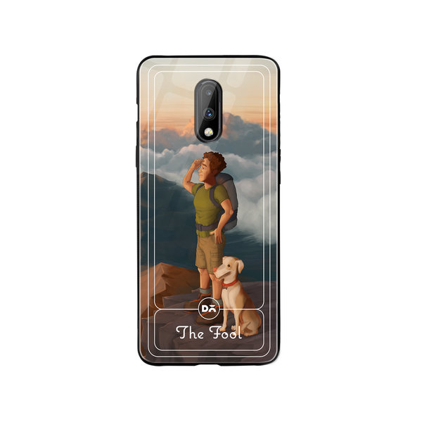 

DailyObjects The Fool Glass Case Cover For OnePlus 7