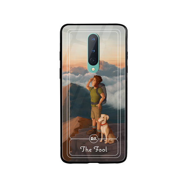 DailyObjects The Fool Glass Case Cover For OnePlus 8