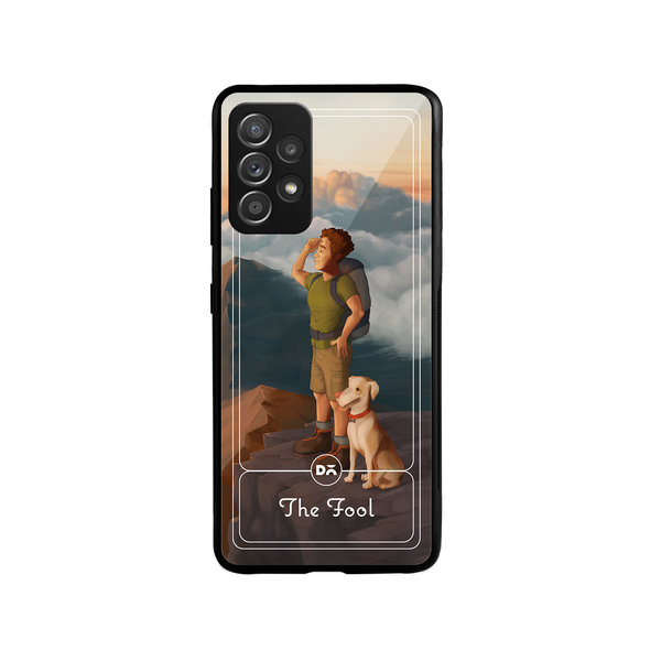 

DailyObjects The Fool Glass Case Cover For Samsung Galaxy A53
