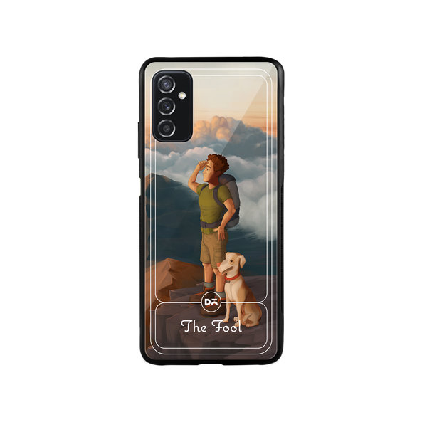

DailyObjects The Fool Glass Case Cover For Samsung Galaxy M52
