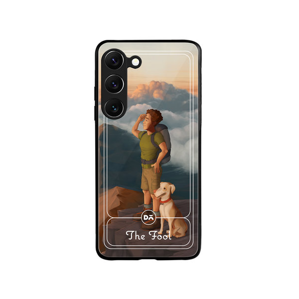 

DailyObjects The Fool Glass Case Cover For Samsung Galaxy S23 Plus