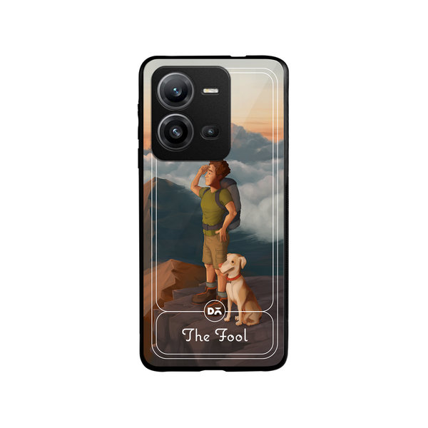

DailyObjects The Fool Glass Case Cover For Vivo V25