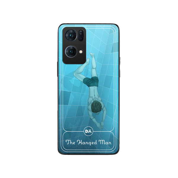 

DailyObjects The Hanged Man Glass Case Cover For Oppo Reno 7 Pro