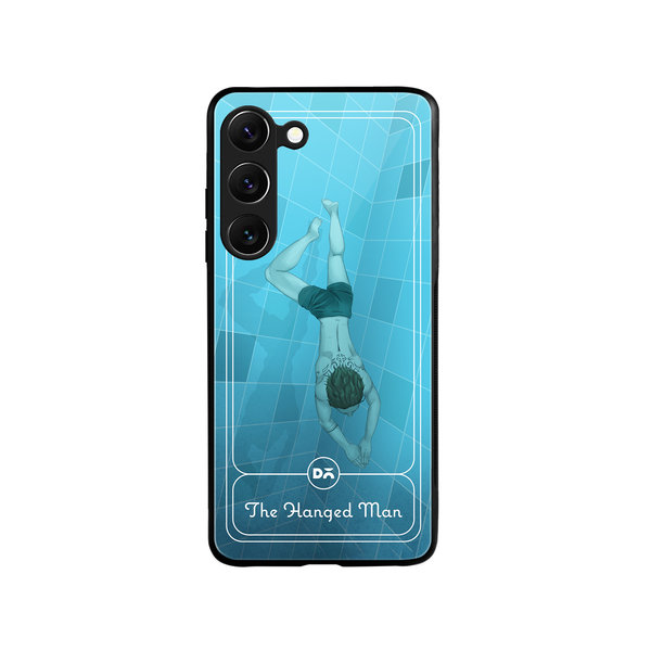 

DailyObjects The Hanged Man Glass Case Cover For Samsung Galaxy S23 Plus