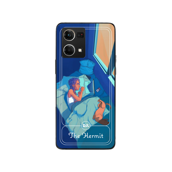 

DailyObjects The Hermit Glass Case Cover For Oppo Reno 7
