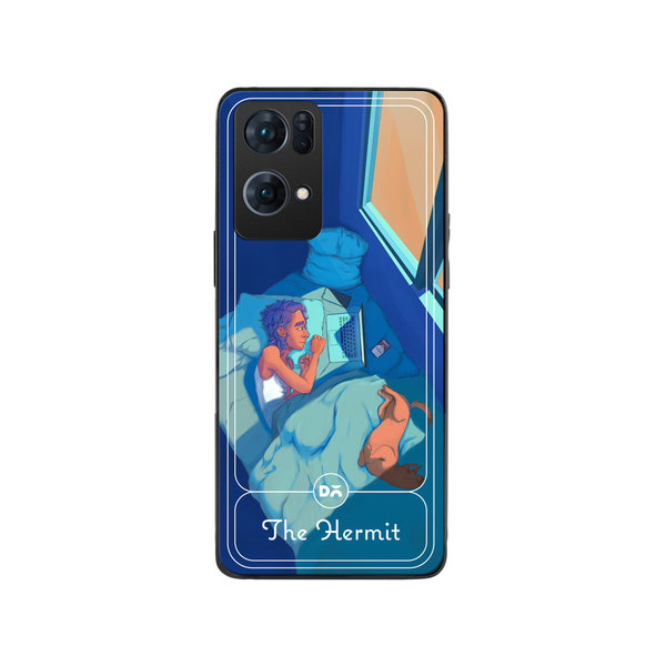 

DailyObjects The Hermit Glass Case Cover For Oppo Reno 7 Pro