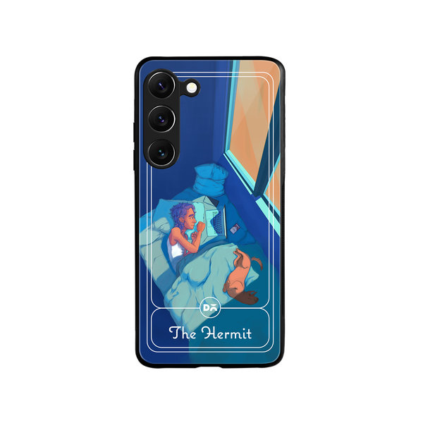 

DailyObjects The Hermit Glass Case Cover For Samsung Galaxy S23