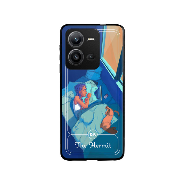 

DailyObjects The Hermit Glass Case Cover For Vivo V25