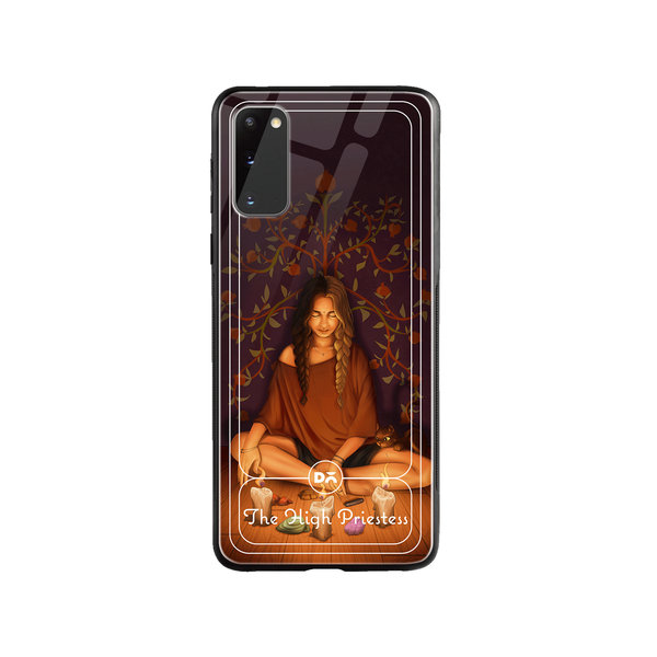 

DailyObjects The High Priestess Glass Case Cover For Samsung Galaxy S20