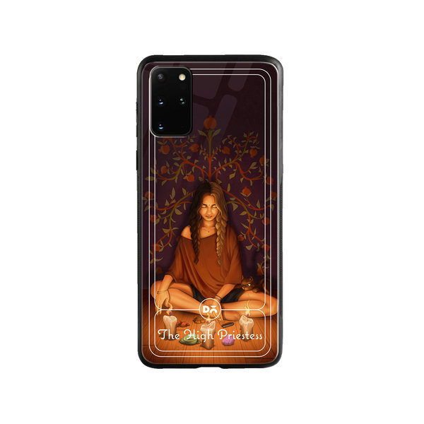 

DailyObjects The High Priestess Glass Case Cover For Samsung Galaxy S20 Plus