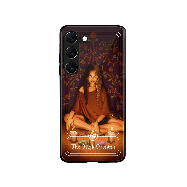 

DailyObjects The High Priestess Glass Case Cover For Samsung Galaxy S23 Plus