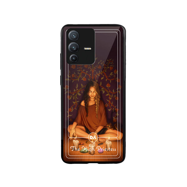 

DailyObjects The High Priestess Glass Case Cover For Vivo V23 Pro