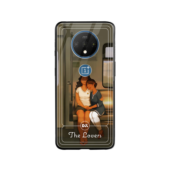 

DailyObjects The Lovers Glass Case Cover For OnePlus 7T