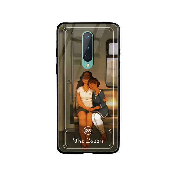 

DailyObjects The Lovers Glass Case Cover For OnePlus 8