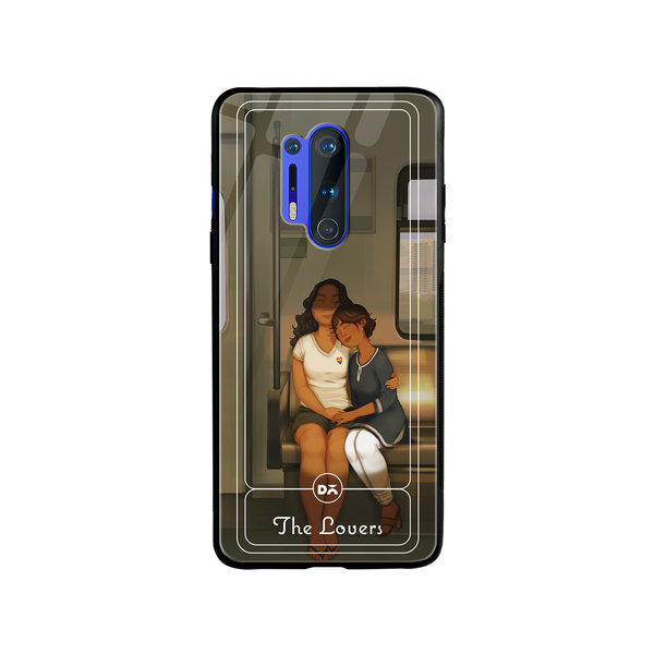 

DailyObjects The Lovers Glass Case Cover For OnePlus 8 Pro