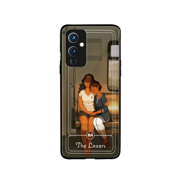 DailyObjects The Lovers Glass Case Cover For OnePlus 9