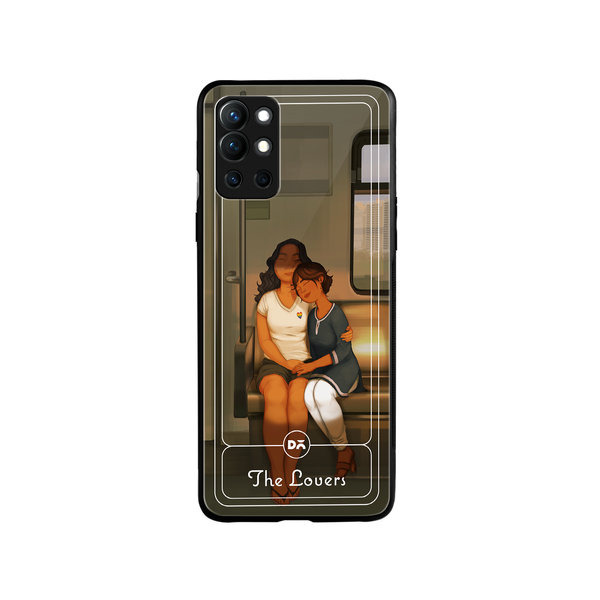 

DailyObjects The Lovers Glass Case Cover For OnePlus 9R