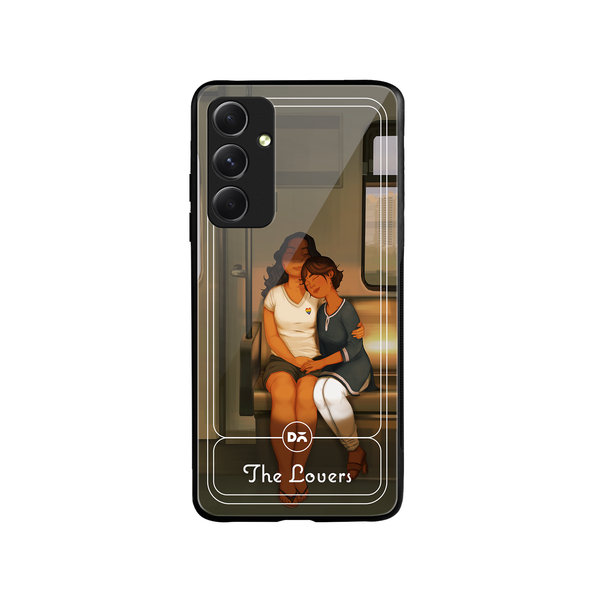 

DailyObjects The Lovers Glass Case Cover For Samsung Galaxy A54 5G