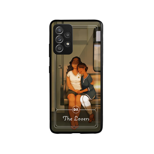 

DailyObjects The Lovers Glass Case Cover For Samsung Galaxy A73