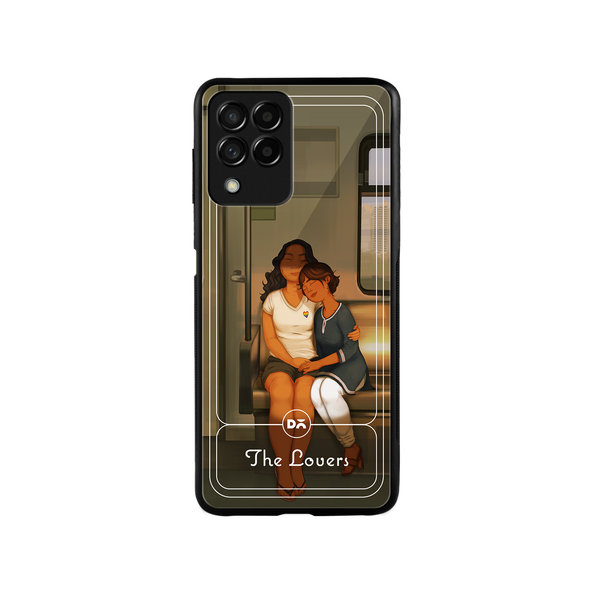 

DailyObjects The Lovers Glass Case Cover For Samsung Galaxy M53