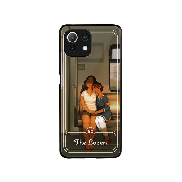

DailyObjects The Lovers Glass Case Cover For Xiaomi Mi 11 Lite