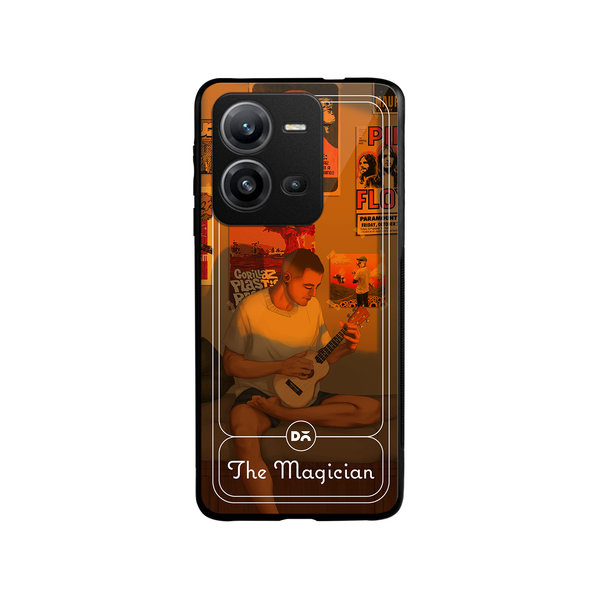 

DailyObjects The Magician Glass Case Cover For Vivo V25