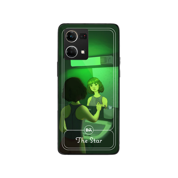 

DailyObjects The Star Glass Case Cover For Oppo Reno 7